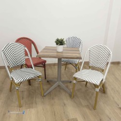 Table MIAMI EXTERIEUR pied sable