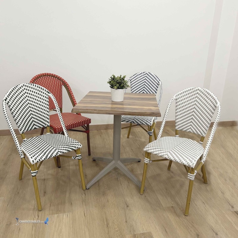 Table MIAMI EXTERIEUR pied sable