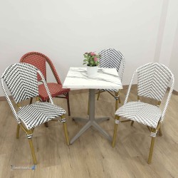 Table MIAMI EXTERIEUR pied sable