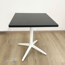 Table MIAMI INTERIEUR pied blanc