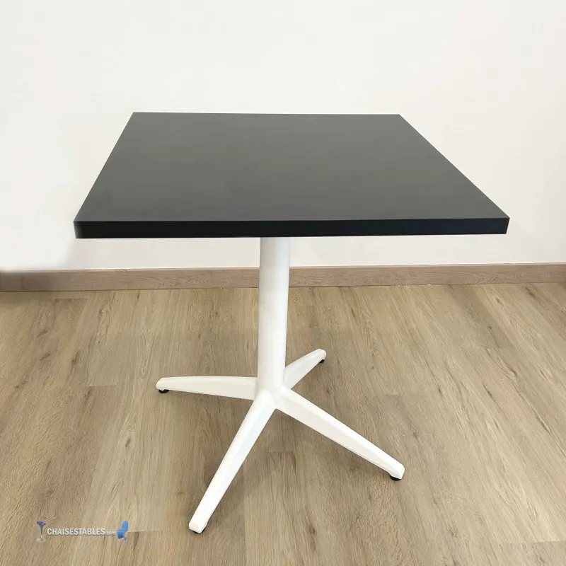Table MIAMI INTERIEUR pied blanc