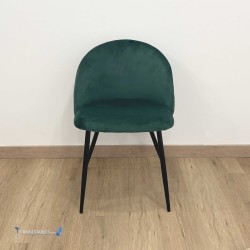 Chaise VELVET vert
