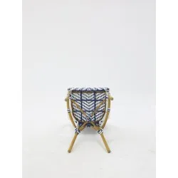 Chaise Parisien pour Hotellerie Bleu et Blanc pas cher. Acheter Ch...