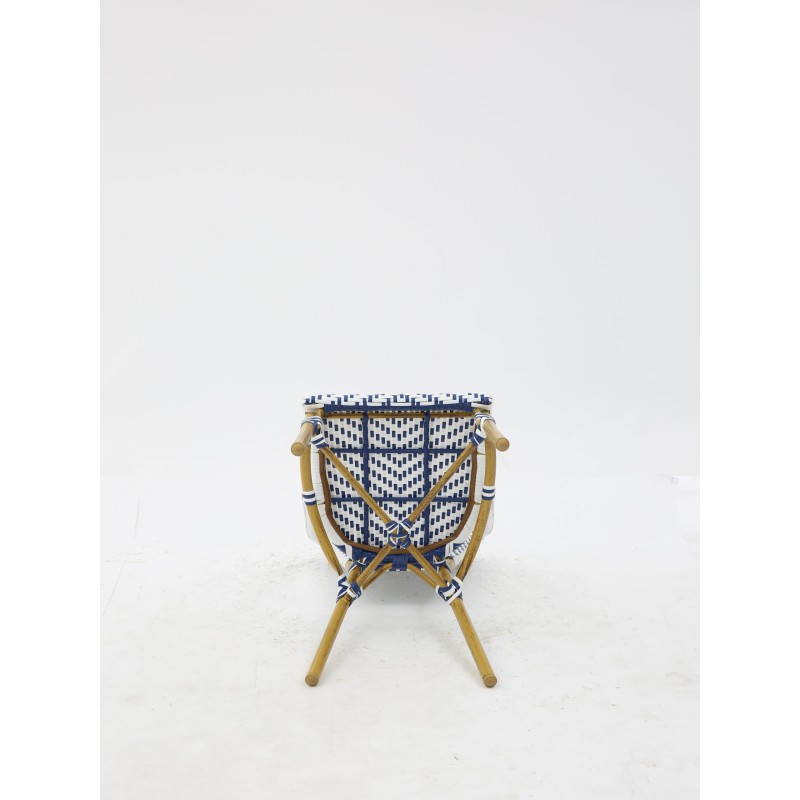 Chaise Parisien pour Hotellerie Bleu et Blanc pas cher. Acheter Ch...