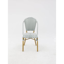 Chaise Parisien pour Hotellerie Vert et Blanc pas cher. Acheter Cha...