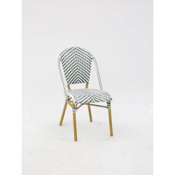 Chaise Parisien pour Hotellerie Vert et Blanc pas cher. Acheter Cha...
