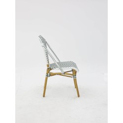 Chaise Parisien pour Hotellerie Vert et Blanc pas cher. Acheter Cha...