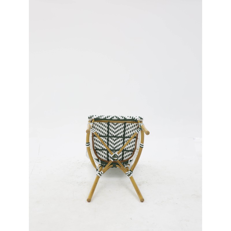 Chaise Parisien pour Hotellerie Vert et Blanc pas cher. Acheter Cha...
