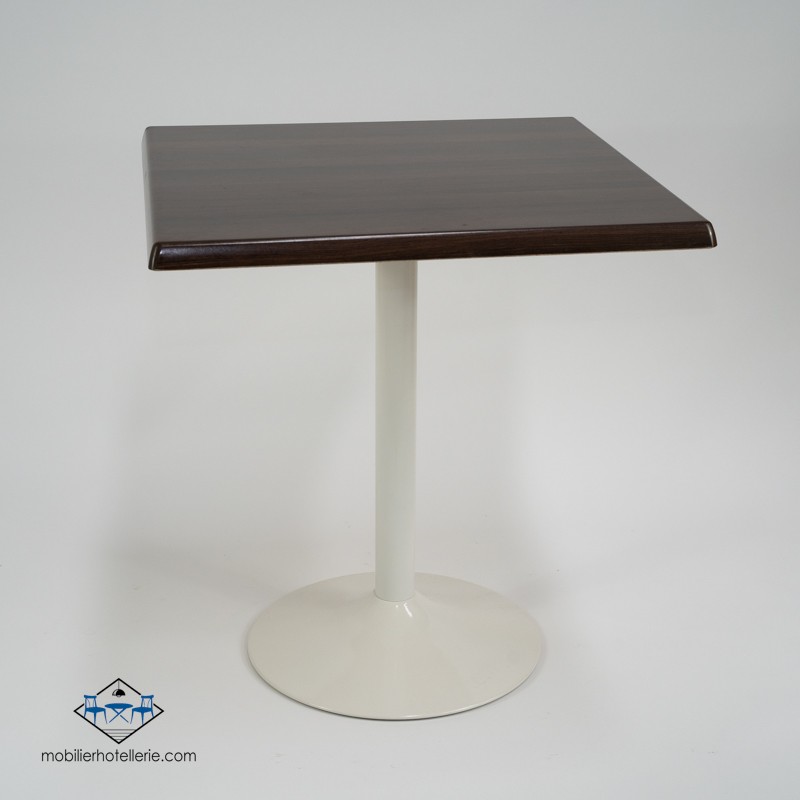 Table F Carree Pied Blanc Exterieur pas cher. Acheter Tables extéri...