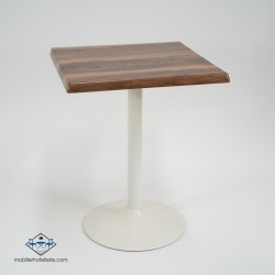 Table F Carree Pied Blanc Exterieur pas cher. Acheter Tables extéri...