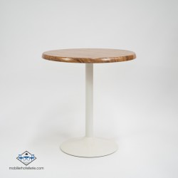 Table F Pied Blanc Rond Exterieur pas cher. Acheter Tables avec pie...