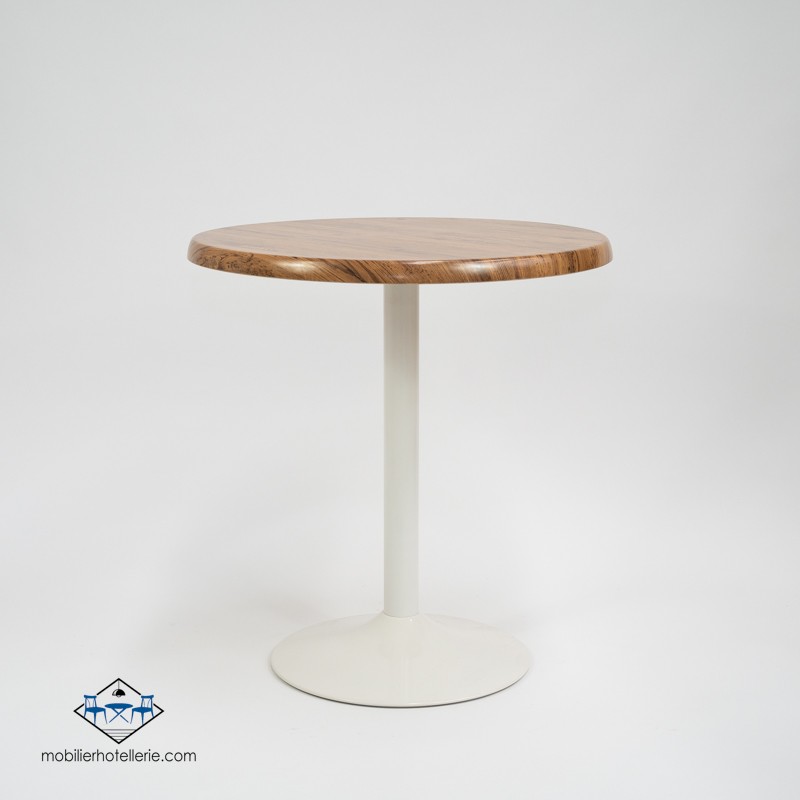 Table F Pied Blanc Rond Exterieur pas cher. Acheter Tables avec pie...