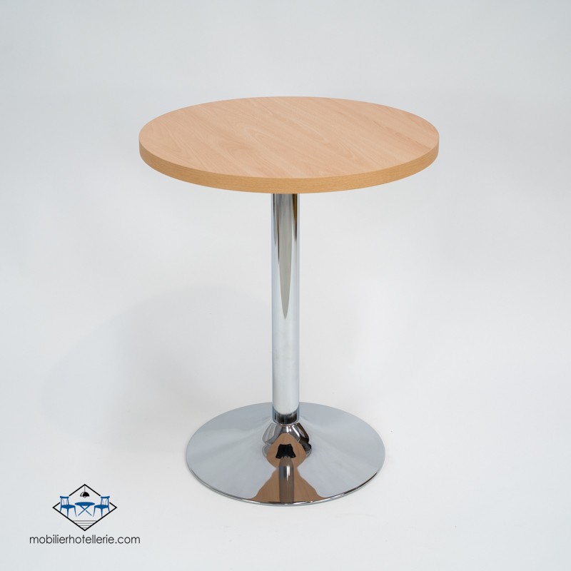 Table F Rond Pied chrome pas cher. Acheter Tables avec pied central...