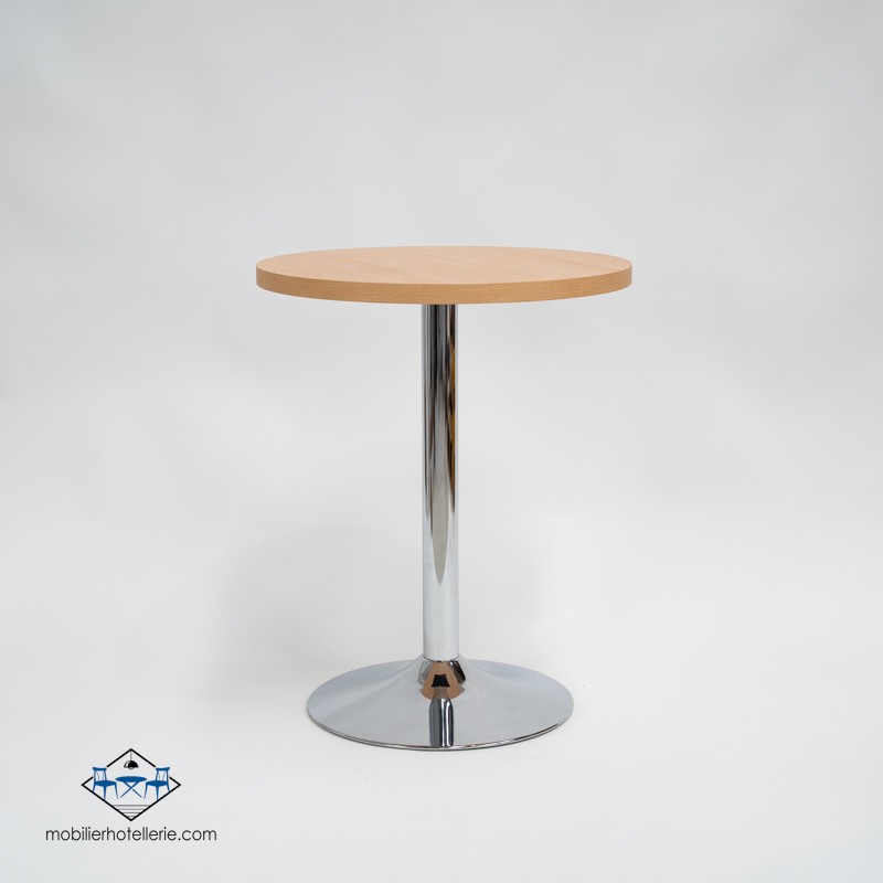 Table F Rond Pied chrome pas cher. Acheter Tables avec pied central...