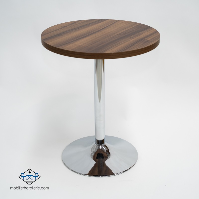 Table F Rond Pied chrome pas cher. Acheter Tables avec pied central...