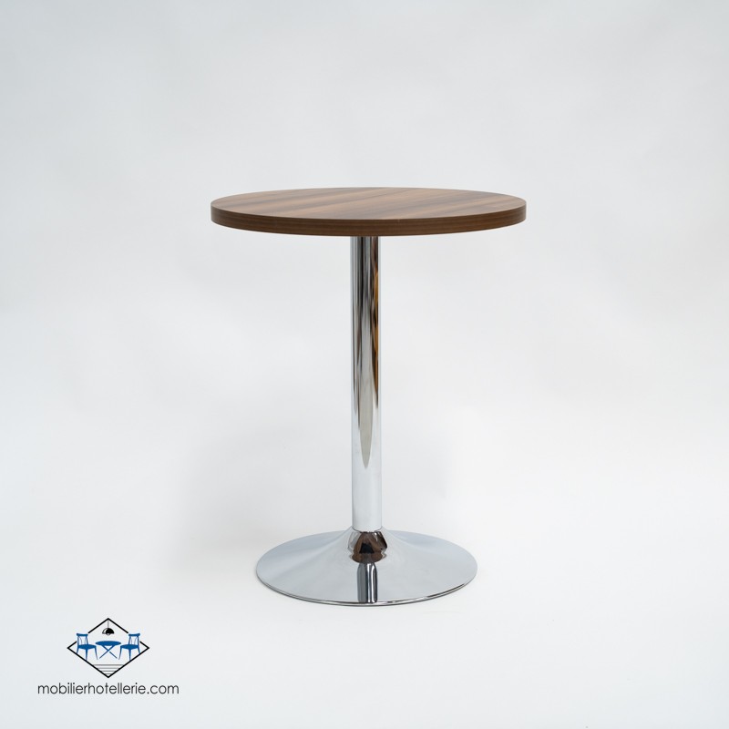 Table F Rond Pied chrome pas cher. Acheter Tables avec pied central...