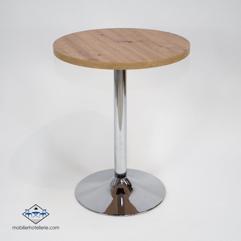 Table F Rond Pied chrome pas cher. Acheter Tables avec pied central...