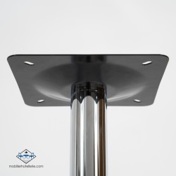 Table F Rond Pied Chrome Exterieur pas cher. Acheter Tables avec pi...