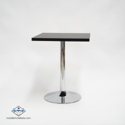 Table F Carree Pied Chrome pas cher. Acheter Tables avec pied centr...