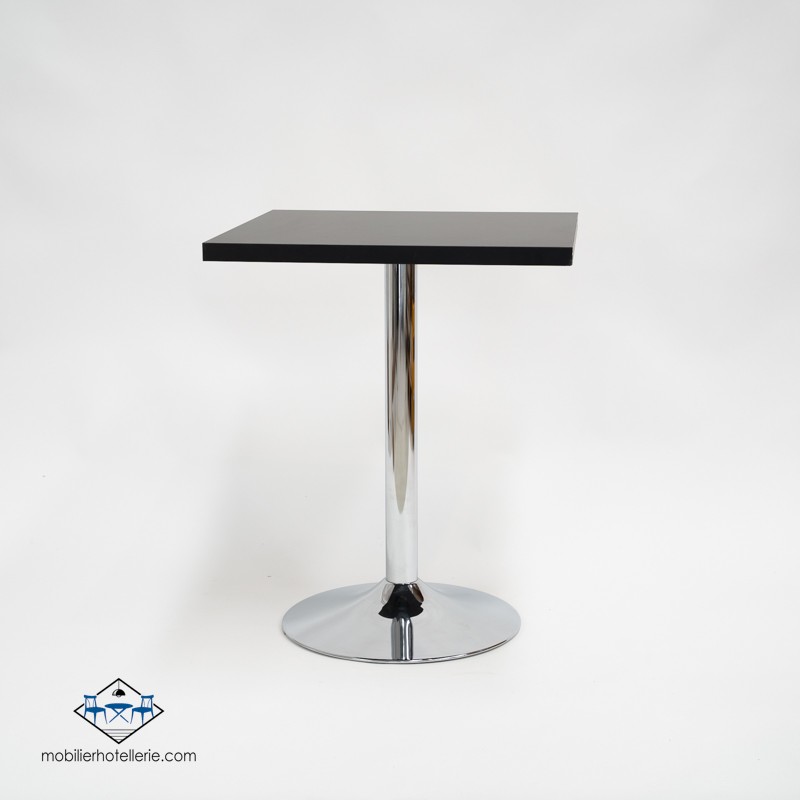 Table F Carree Pied Chrome pas cher. Acheter Tables avec pied centr...