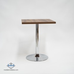 Table F Carree Pied Chrome pas cher. Acheter Tables avec pied centr...