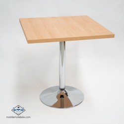 Table F Carree Pied Chrome pas cher. Acheter Tables avec pied centr...