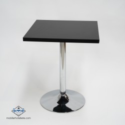 Table F Carree Pied Chrome pas cher. Acheter Tables avec pied centr...