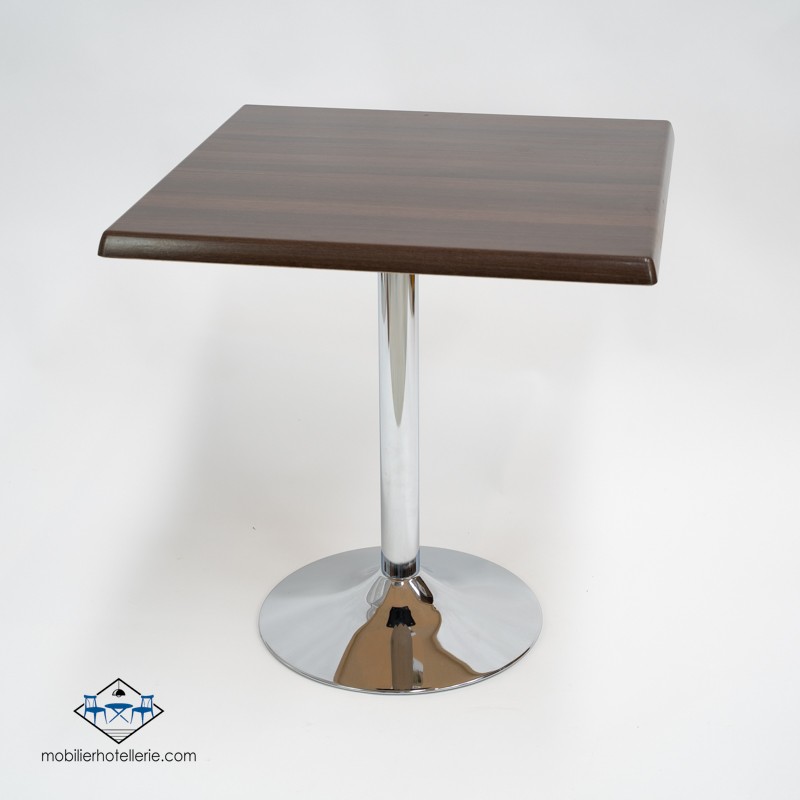 Table F Carree Pied Chrome Exterieur pas cher. Acheter Tables avec ...