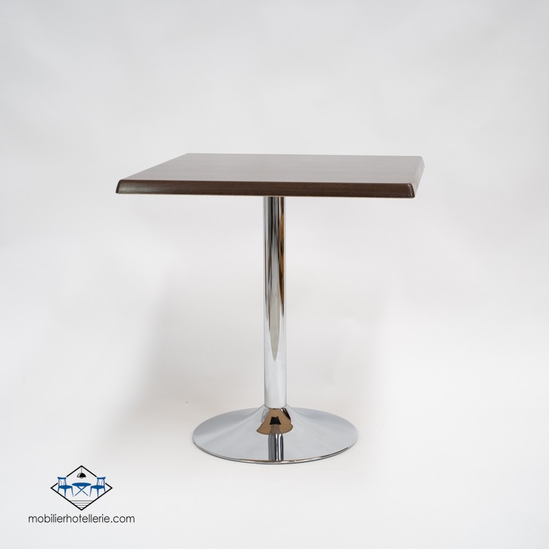 Table F Carree Pied Chrome Exterieur pas cher. Acheter Tables avec ...