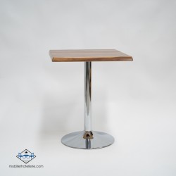 Table F Carree Pied Chrome Exterieur pas cher. Acheter Tables avec ...