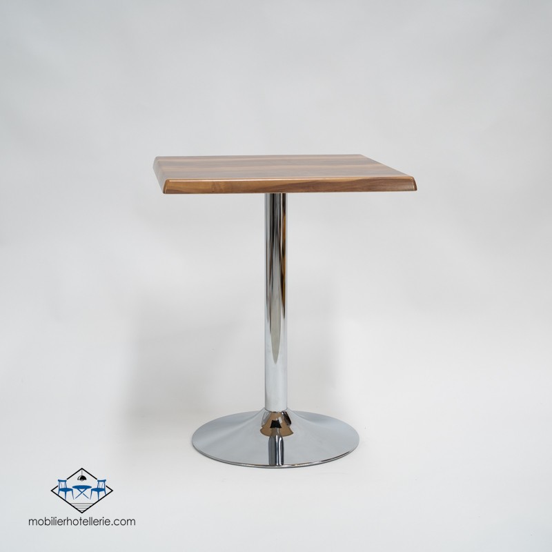 Table F Carree Pied Chrome Exterieur pas cher. Acheter Tables avec ...