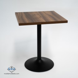 TABLE F CARRE PIED NOIR pas cher. Acheter Tables avec pied central ...