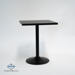 TABLE F CARRE PIED NOIR pas cher. Acheter Tables avec pied central ...