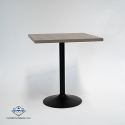 TABLE F CARRE PIED NOIR pas cher. Acheter Tables avec pied central ...