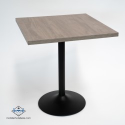 TABLE F CARRE PIED NOIR pas cher. Acheter Tables avec pied central ...