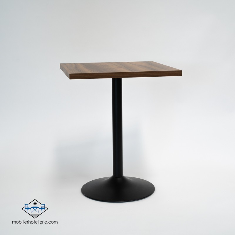 TABLE F CARRE PIED NOIR pas cher. Acheter Tables avec pied central ...