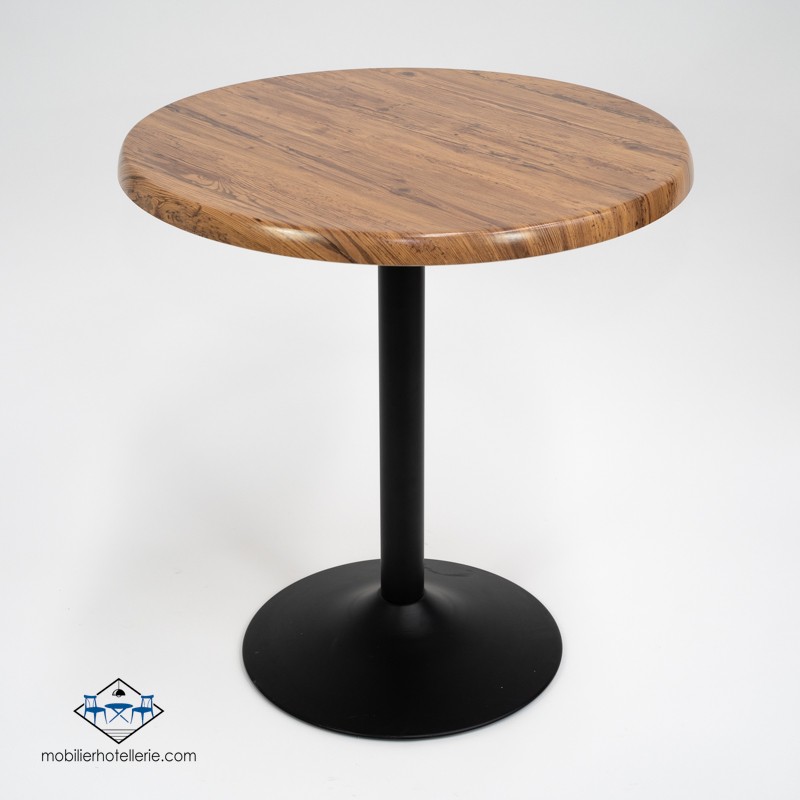 Table F Rond Pied Noir Exterieur pas cher. Acheter Tables extérieur...
