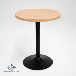 Table F Rond Pied Noir pas cher. Acheter Tables avec pied central ...