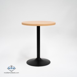 Table F Rond Pied Noir pas cher. Acheter Tables avec pied central ...