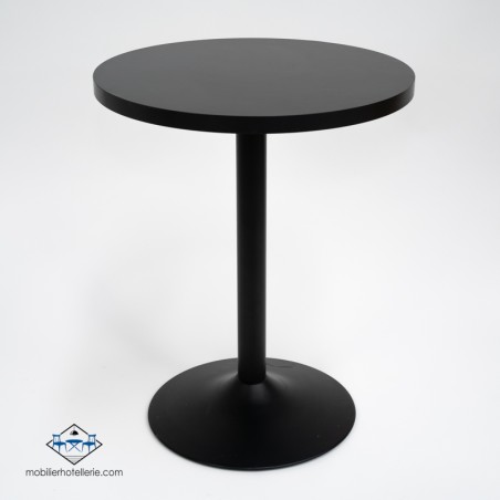 Table F Rond Pied Noir pas cher. Acheter Tables avec pied central ...