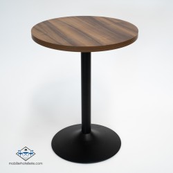 Table F Rond Pied Noir pas cher. Acheter Tables avec pied central ...