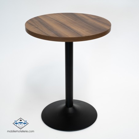 Table F Rond Pied Noir pas cher. Acheter Tables avec pied central ...
