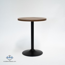 Table F Rond Pied Noir pas cher. Acheter Tables avec pied central ...