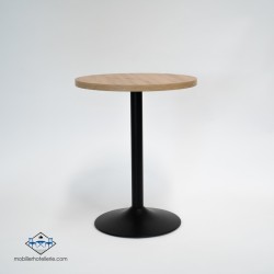 Table F Rond Pied Noir pas cher. Acheter Tables avec pied central ...