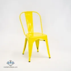 Chaise Mix jaune éclatante pour votre terrasse