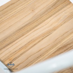 Acheter des chaises Mix blanches avec assise en bois