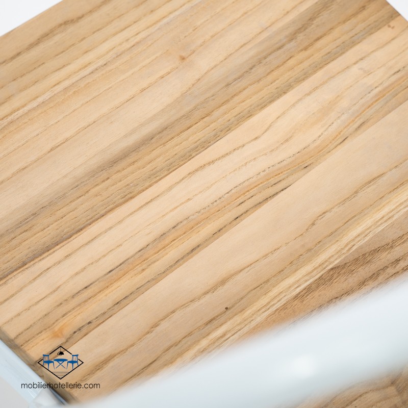 Acheter des chaises Mix blanches avec assise en bois