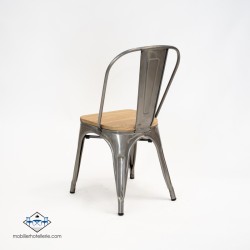 Acheter des chaises Mix en métal avec assise an bois