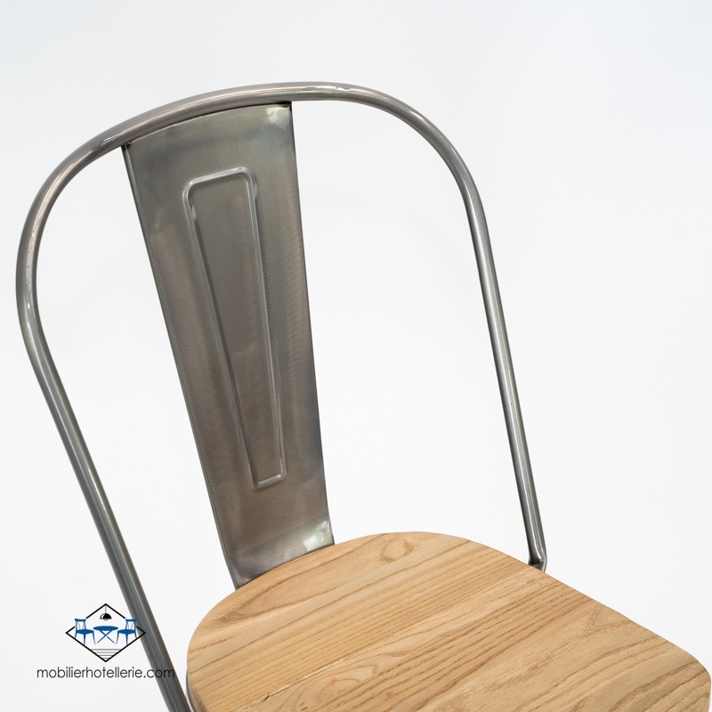 Acheter des chaises Mix en métal avec assise an bois
