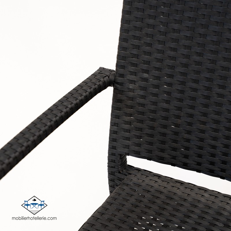 FAUTEUIL DE ROTIN MARBELLA NOIR pas cher. Acheter Fauteuils en roti...